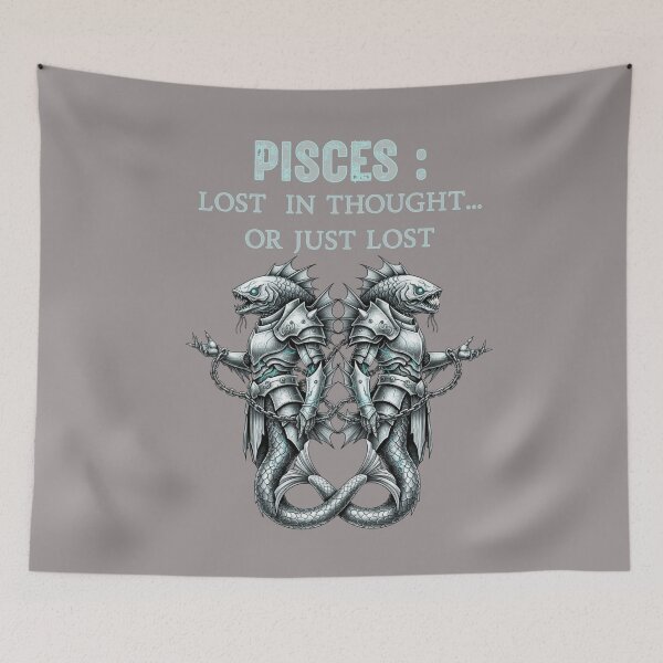 Item preview, ​ Pisces: Lost In Thought... Or Just Lost | Dark Zodiac designed and sold by Anyshca.