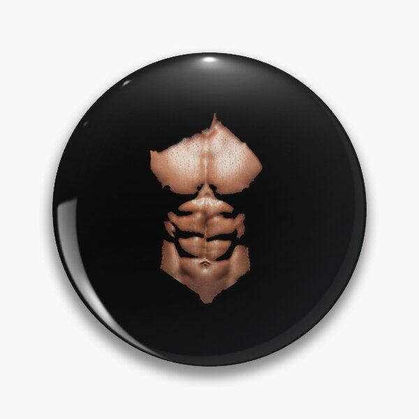 Item preview, Fake Muscle Under Chest Six Pack Abs Muscles Bodybuilder  designed and sold by FreeArt2.