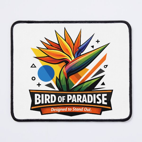 Item preview, Bird of Paradise Plant – Tropical Floral Geometry designed and sold by WildlifeInc.