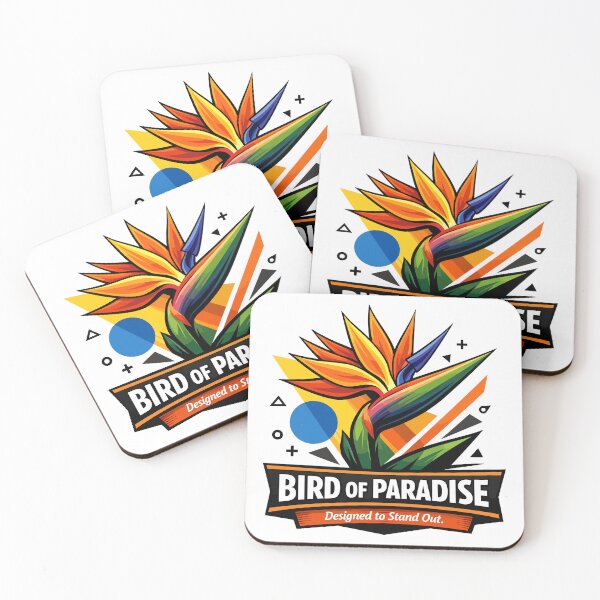 Item preview, Bird of Paradise Plant – Tropical Floral Geometry designed and sold by WildlifeInc.