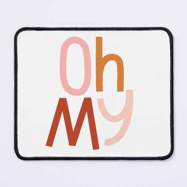 Item preview, Oh My | Hand Lettered Typography Quote designed and sold by kacien.