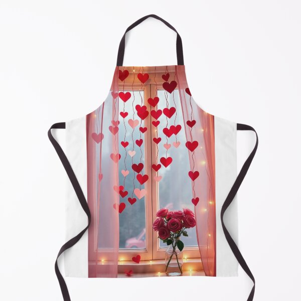 Item preview, Valentine Window Decor with Roses and Hearts designed and sold by Vida e Arte.