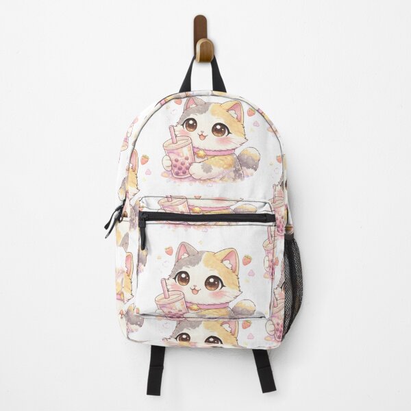 Item preview, Mochi Studio Cat – Cozy Bubble Tea Time designed and sold by Mochi Studio.