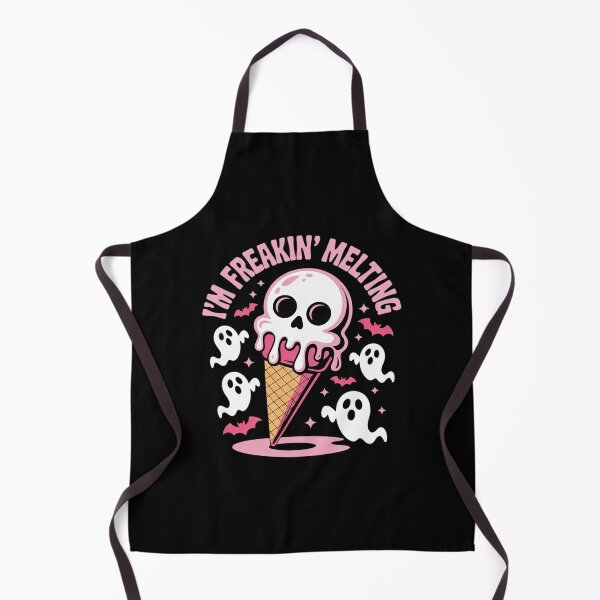 Item preview, I'm Freakin' Melting Ice Cream Spooky Ghost Halloween designed and sold by FadeOfThrone.