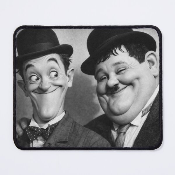 Item preview, Laurel and Hardy with a cartoon twist designed and sold by bluefrog.