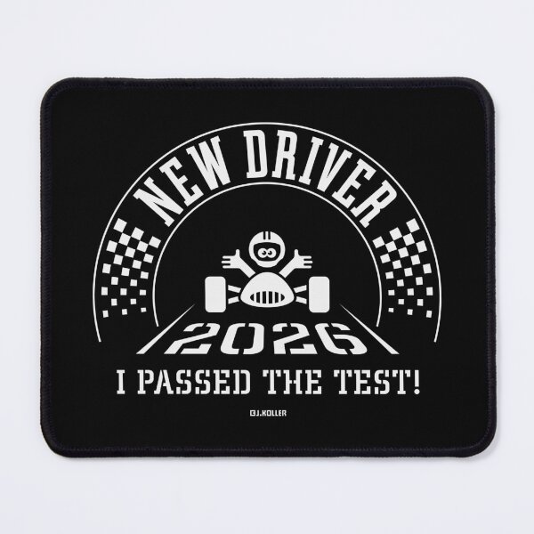 Item preview, New Driver 2026 – I Passed The Test! (Driver’s License / Driving Licence / White) designed and sold by MrFaulbaum.