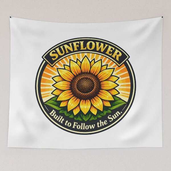 Item preview, Sunflower – Built to Follow the Sun designed and sold by WildlifeInc.