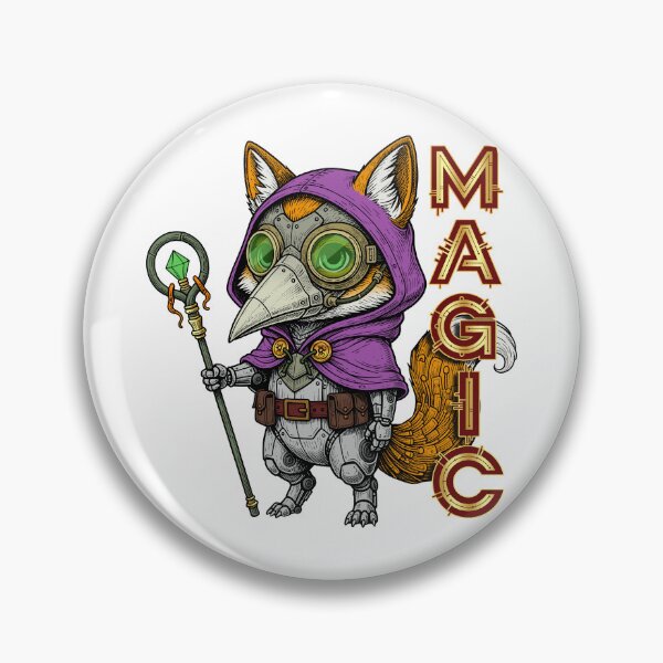 Item preview, The Cyborg Fox Magician designed and sold by krabbaraban.