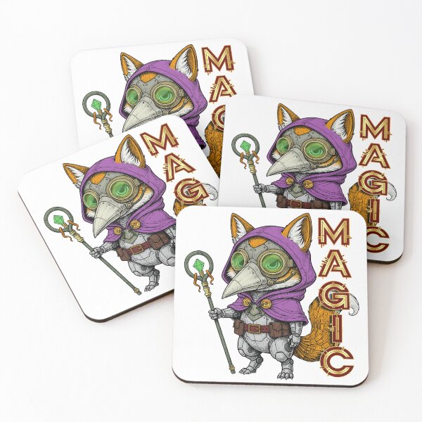 Item preview, The Cyborg Fox Magician designed and sold by krabbaraban.