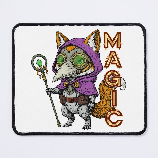 Item preview, The Cyborg Fox Magician designed and sold by krabbaraban.