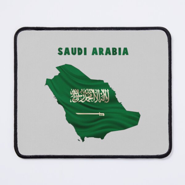 Item preview, Saudi Arabia Pride, Majestic Flag Map Art designed and sold by mashmosh.