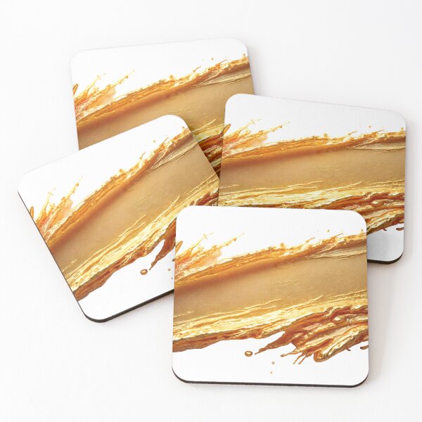 Item preview, Golden liquid splashing dynamically with vibrant splash designed and sold by Creative88Art.