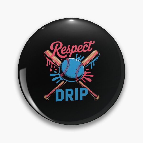 Item preview, Respect The Drip Bat Ice Cream Drip designed and sold by FadeOfThrone.