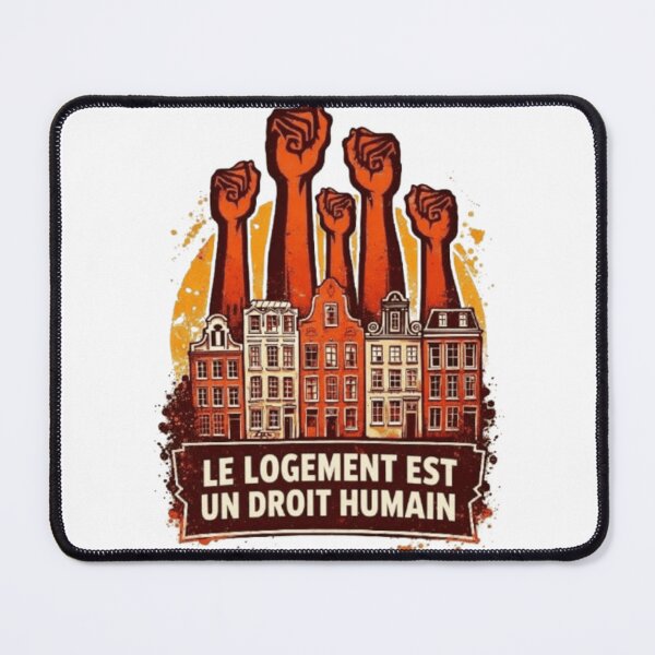 Item preview, Housing Is a Human Right - Raised Fists Solidarity Homes designed and sold by JonathanP514.