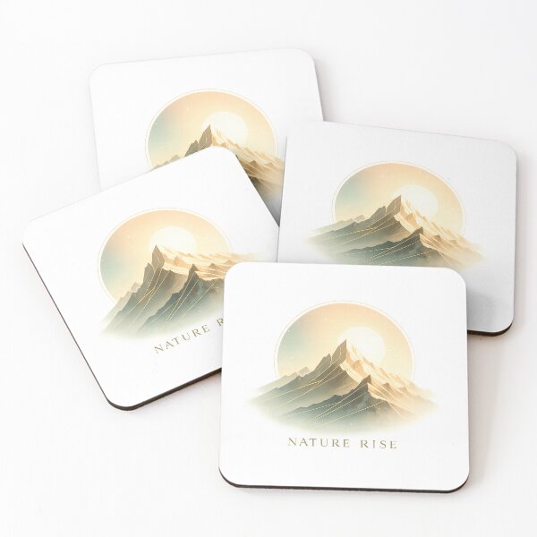 Item preview, Golden Peaks – Luxury Minimal Mountain Design for Premium Hoodies & Tees designed and sold by Mandardesigns09.