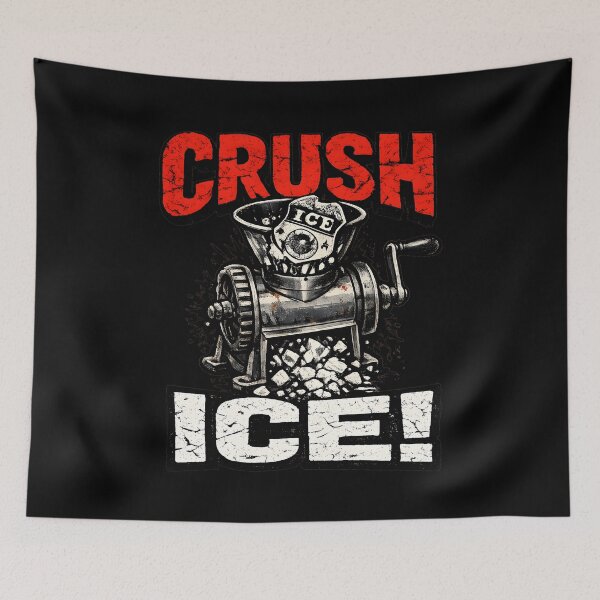 Item preview, CRUSH ICE ANTI-ICE PROTEST designed and sold by ProgressiveMob.