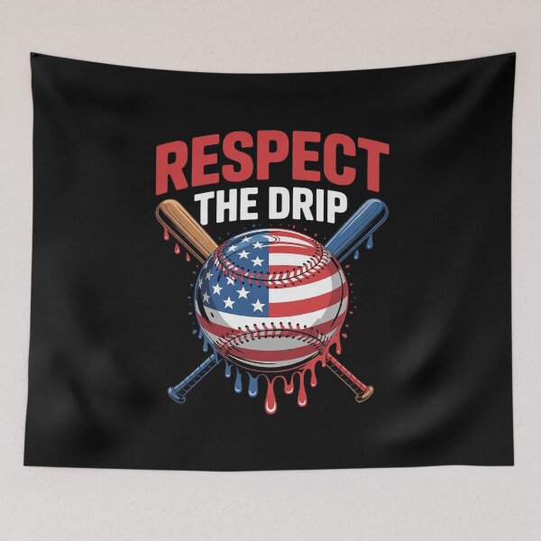 Item preview, Respect The Drip Ice Cream Drip 4th of July designed and sold by FadeOfThrone.