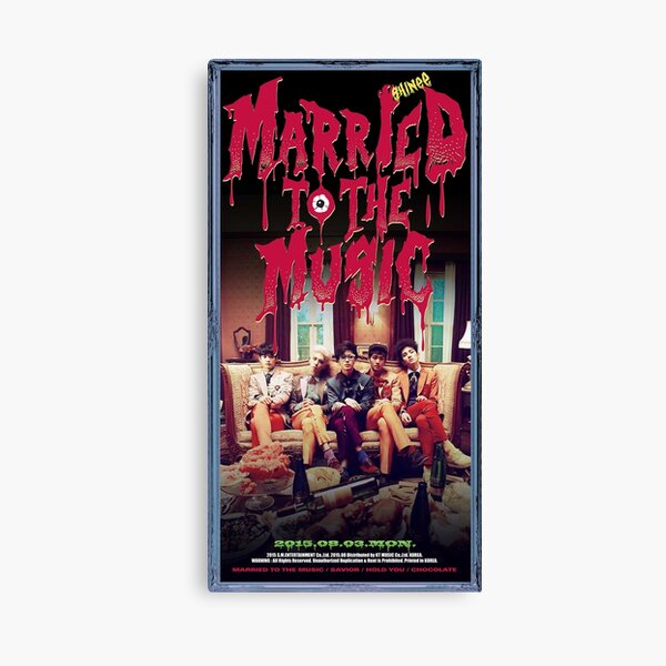 SHINee MARRIED TO THE MUSIC Canvas Print
