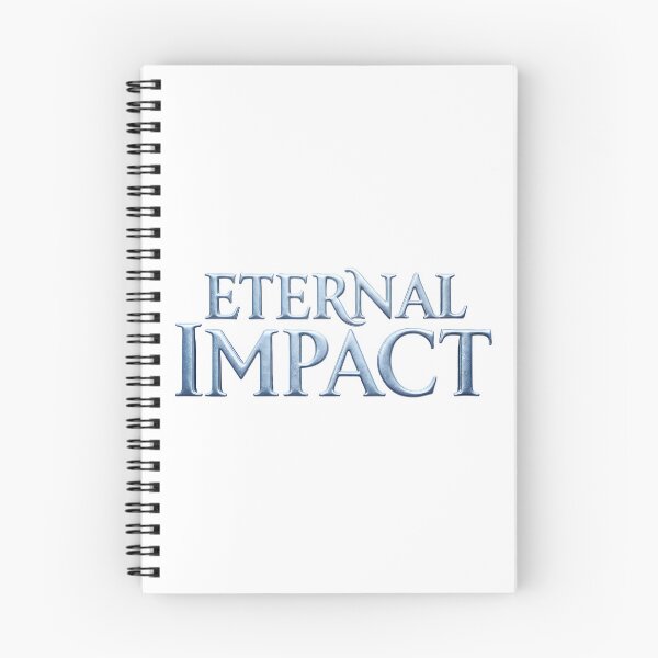 Item preview, Eternal impact in bold metallic letters on white designed and sold by Creative88Art.