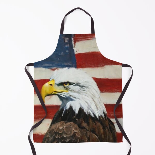 Item preview, Patriotic Bald Eagle Close Up Art for Proud American Souls designed and sold by WildStroke.