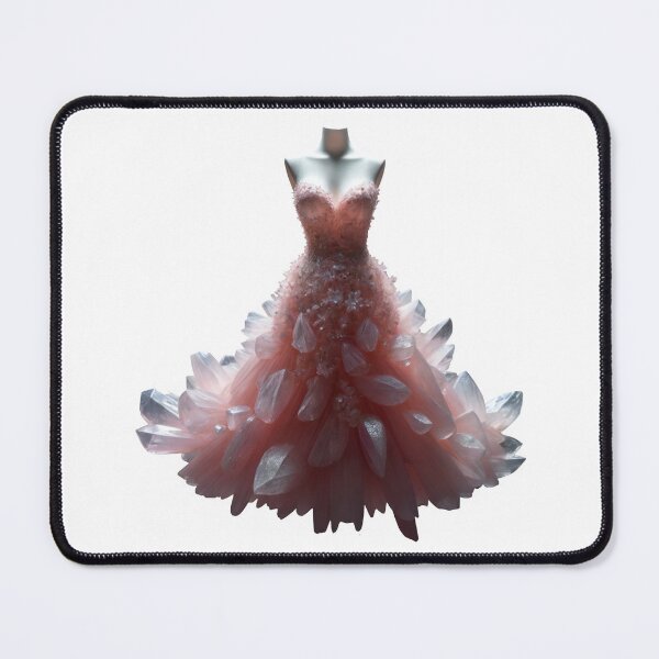 Item preview, Stunning crystal embellished red evening gown on mannequin designed and sold by Creative88Art.