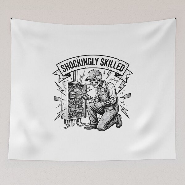 Item preview, Skilled electrician shamrock designed and sold by chattsuede.