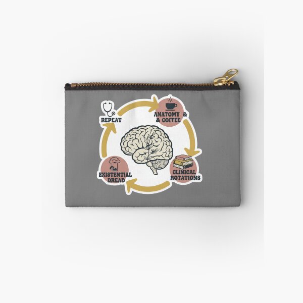 Item preview, Medical Student Life Cycle Anatomy Coffee and Existential Dread designed and sold by medoutfits.