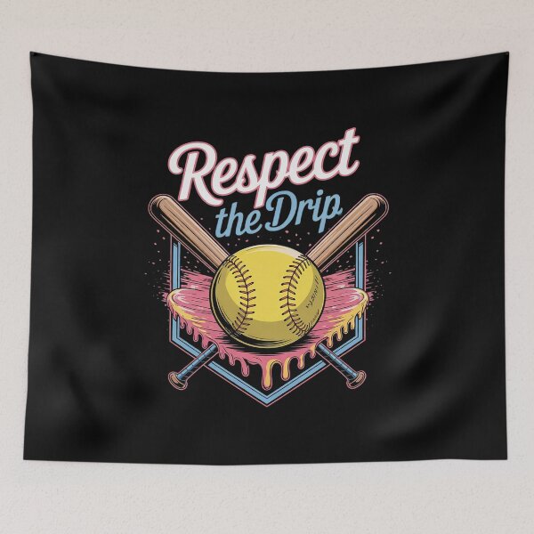 Item preview, Softball Drip Girls Ice Cream Drip Home Plat Youth Game Day designed and sold by FadeOfThrone.