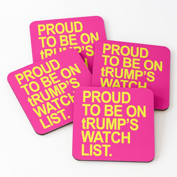 Item preview, Proud to be on tRump's watch list. designed and sold by Thelittlelord.