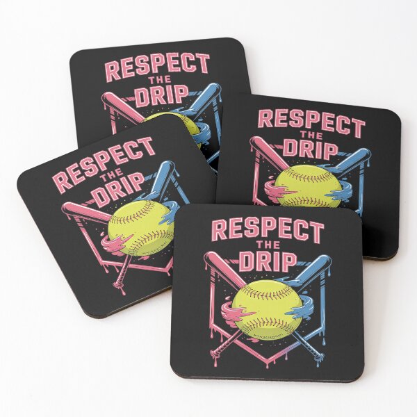 Item preview, Softball Drip Girls Ice Cream Drip Youth Respect The Drip designed and sold by FadeOfThrone.