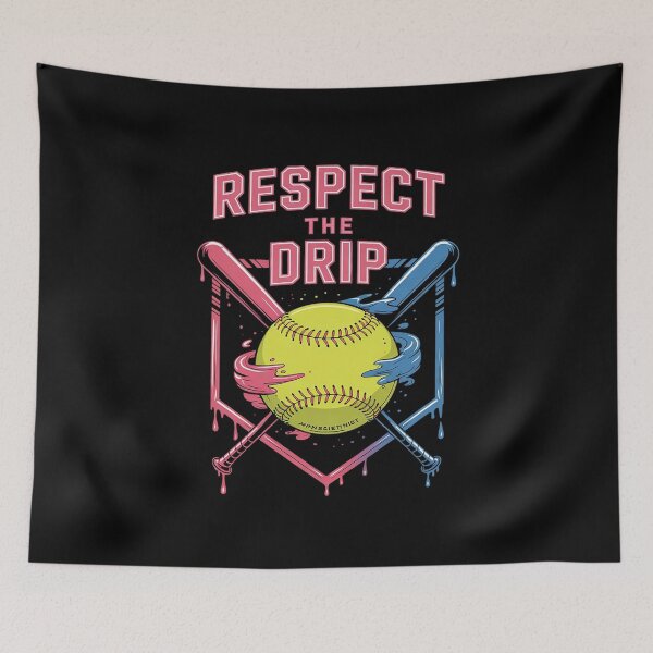 Item preview, Softball Drip Girls Ice Cream Drip Youth Respect The Drip designed and sold by FadeOfThrone.