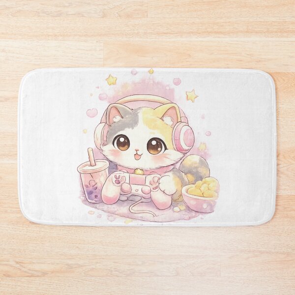 Item preview, Mochi Studio Cat – Gaming Fun Cat Art designed and sold by Mochi Studio.