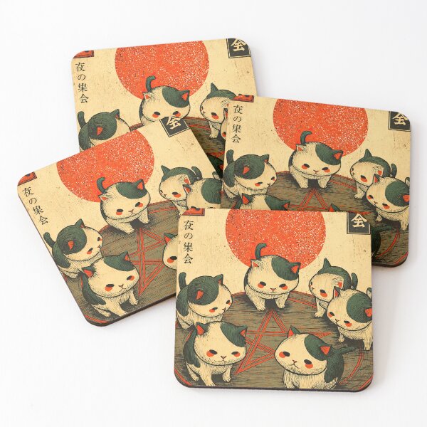 Item preview, Night Cat Society – Occult Kawaii Cat Ritual Japanese designed and sold by obstinator.