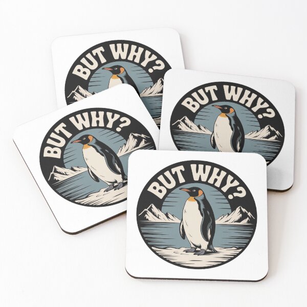 Item preview,  But Why,Nihilist Penguin designed and sold by Meryem Mamouni.