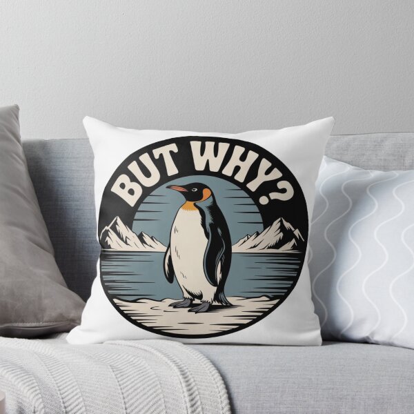 Item preview,  But Why,Nihilist Penguin designed and sold by Meryem Mamouni.