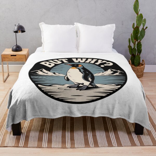 Item preview, But Why,Nihilist Penguin designed and sold by Meryem Mamouni.