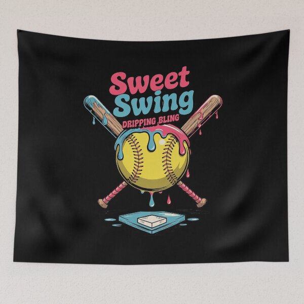 Item preview, Softball Home Plate Drip for Girls Boys Ice Cream Spinkle designed and sold by FadeOfThrone.