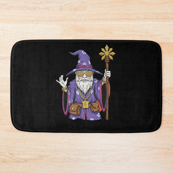 Item preview, Psychedelic Wizard With Staff And Sunglasses designed and sold by TeeARTHY.