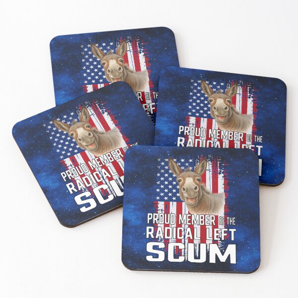 Item preview, PROUD MEMBER OF THE RADICAL LEFT “SCUM” (according to conservatives) designed and sold by MysticOzzy.