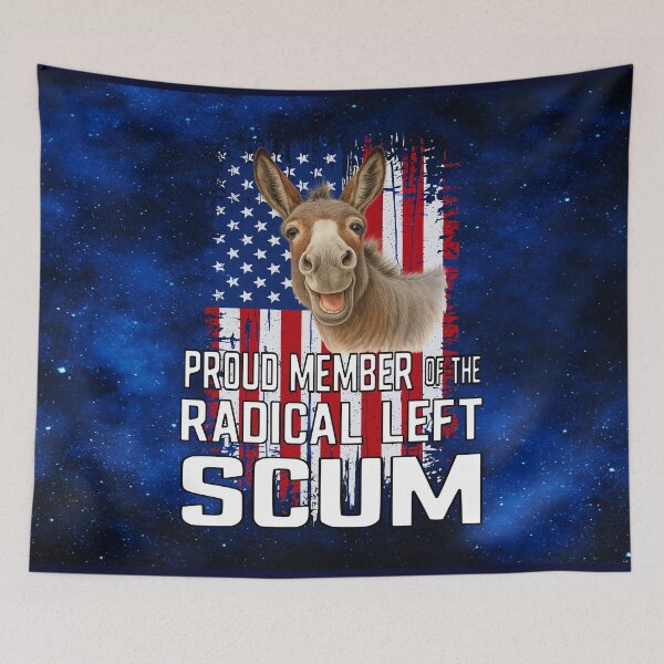 Item preview, PROUD MEMBER OF THE RADICAL LEFT “SCUM” (according to conservatives) designed and sold by MysticOzzy.