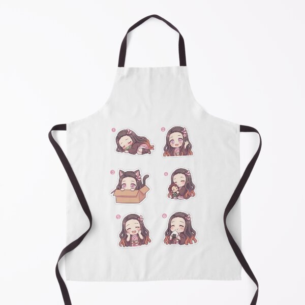 Item preview, Nezuko Chibi Kawaii Anime Sticker Pack designed and sold by Innova_Creations.