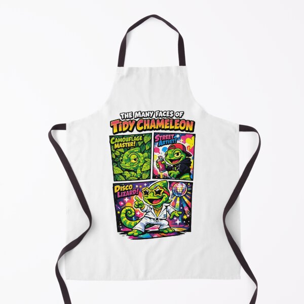 Item preview, The Many Faces of Tidy Chameleon – Disco Lizard & Street Artist designed and sold by WildlifeInc.