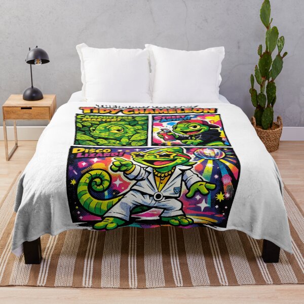 Item preview, The Many Faces of Tidy Chameleon – Disco Lizard & Street Artist designed and sold by WildlifeInc.