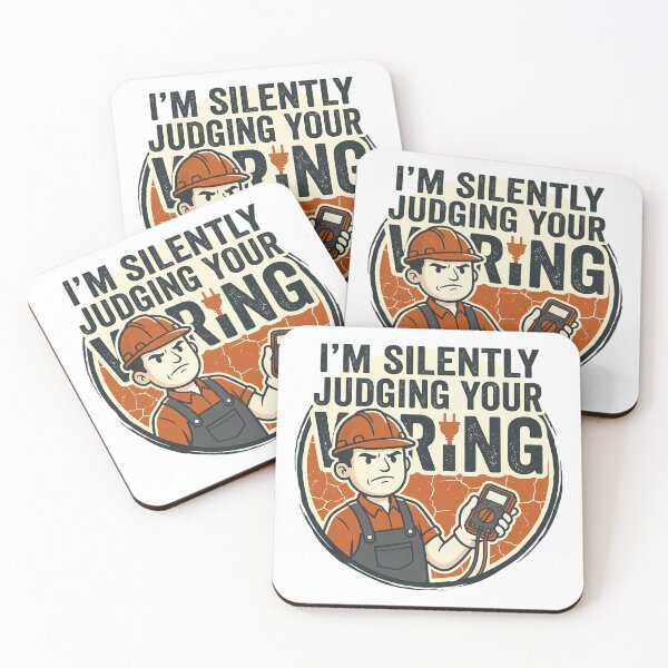 Item preview, Sarcastic Electrician Judging Wiring designed and sold by chattsuede.