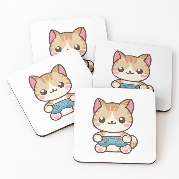 Item preview, Cute Gamer Cat designed and sold by KD Merch.