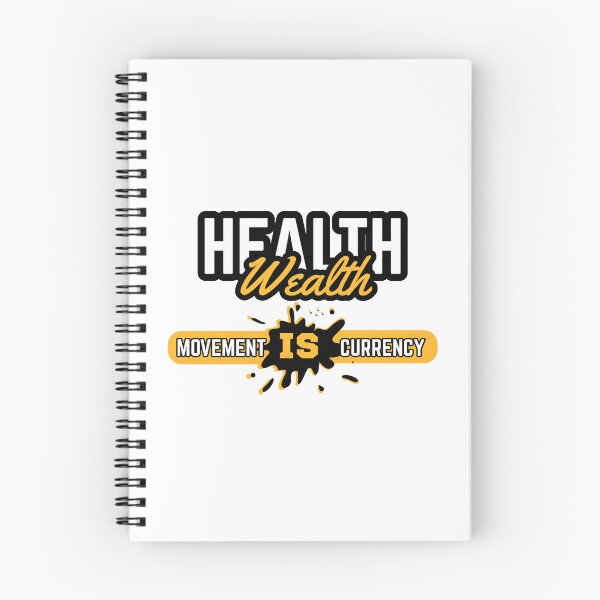 Item preview, Health Is Wealth Movement Bold Yellow Empowerment designed and sold by Compound Money.