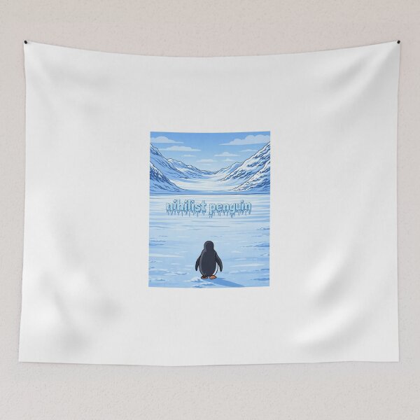 Item preview, Nihilist Penguin Meme designed and sold by LookinFreshh.
