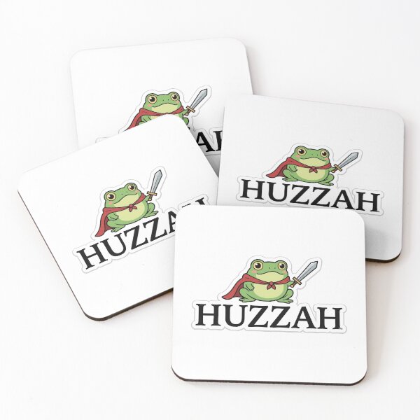Item preview, Huzzah Frog Knight Sticker - Cute Medieval Fantasy Frog designed and sold by joyfulcow.