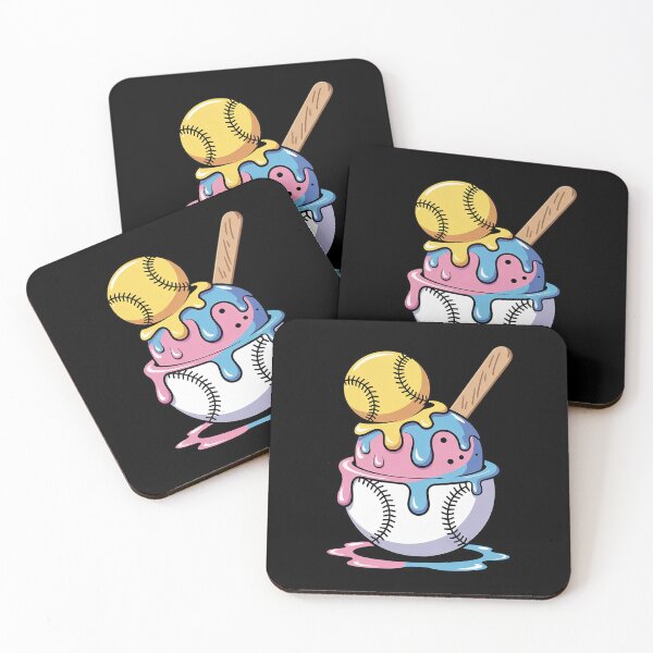 Item preview, Sprinkle Drip Ice Cream Bat Home Plate Summer designed and sold by FadeOfThrone.