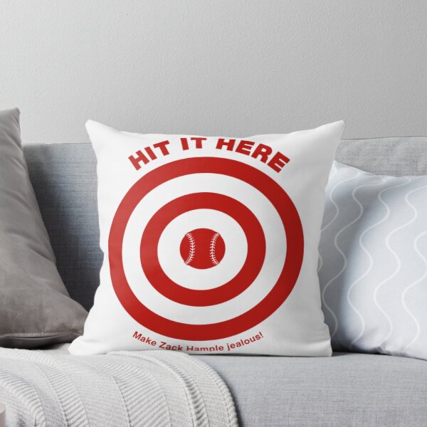 Item preview, Hit It Here Target Baseball Funny Fan designed and sold by moabeArtistic.